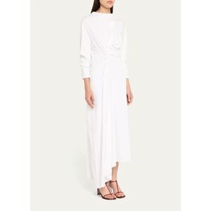 A.W.A.K.E. MODE Knotted Jersey Maxi Dress SMALL $495